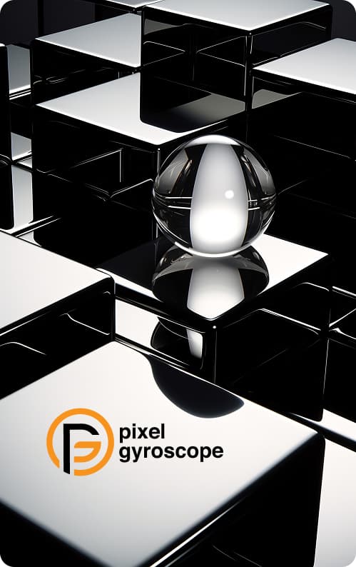 Pixel Gyroscope 3D visualization